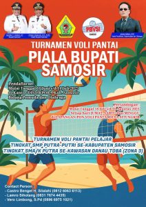 Turnamen Voli Pantai Piala Bupati Samosir 2025 Akan Segera Digelar