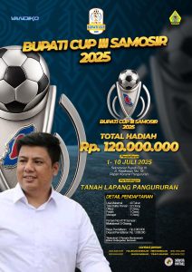 Jadwal Pertandingan Bupati Cup lll Samosir yang digelar di Lapangan Pangururan