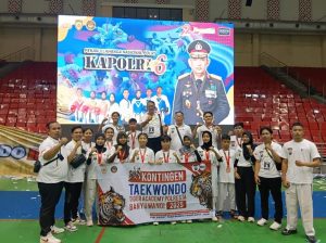 Prestasi Luar Biasa, Atlet Taekwondo Polresta Banyuwangi Raih 12 Medali di Kapolri Cup VI Semarang*