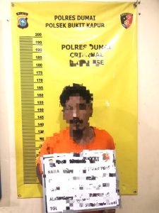 Unit Reskrim Polsek bukit kapur kota Dumai berhasil Mengungkap kasus Pencurian AKi mobil