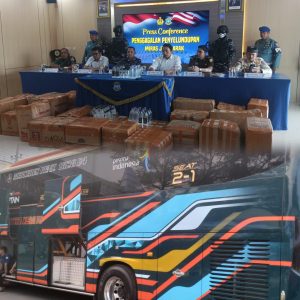 Lanal Banyuwangi Gagalkan Penyelundupan 2.014 Botol Arak Bali ke Pulau Jawa
