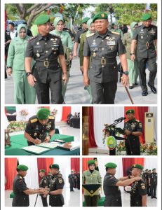 Sertijab kodim 0321/ Rohil Serta Pengarahan Danrem 031/Wira Bima