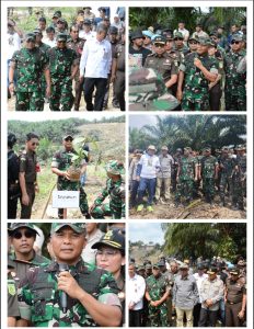 Musnahkan Sawit Ilegal di TN. Tesso Nilo , Danrem 031/WB Tegaskan Komitmen Lindungi Kawasan Konservasi