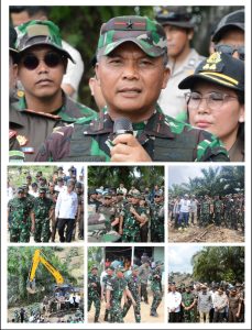 MUSNAHKAN SAWIT ILEGAL DI TN.TESSO NILO, DANREM 031/WB TEGASKAN KOMITMEN LINDUNGI KAWASAN KONSERVASI*