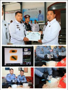 Berhasil Menggagalkan Upaya Penyelundupa Handphone, 4 Pegawai Lapas Banyuwangi Dapatkan Penghargaan dari Kalapas