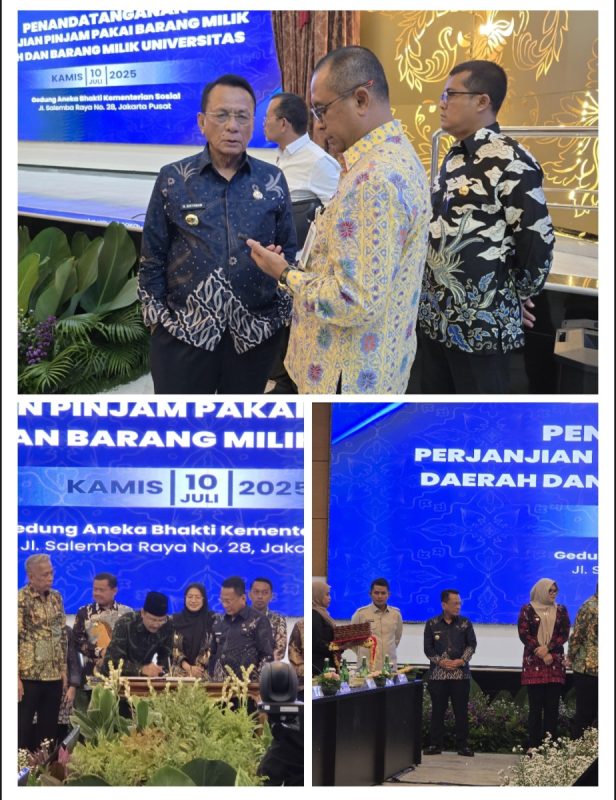 *Bupati Rohil Teken MoU Sekolah Rakyat di Kemensos*