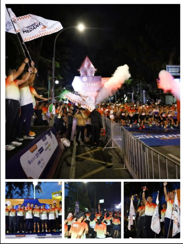 Pangdam I/BB Hadiri dan Lepas Peserta BMPD Medan Run 2025 di Lapangan Benteng Medan