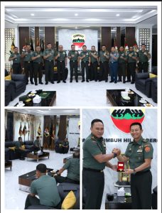 Tim Pokja Sahli Panglima TNI Bidang Komsos Diterima Pangdam I/BB di Makodam I/BB