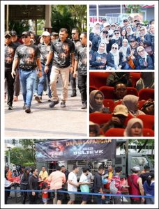 Panglima TNI dan Ratusan Sahabat Lama Berbagi di CFD dan Nobar Film “Believe”