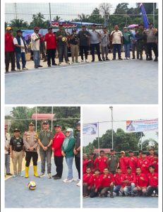 Peresmian dan pembukaan Semi Open Bola Voli Dapil 2 Kabupaten Sarolangun Lapangan Moneng Janggut Desa Spintun   Berjalan Sukses