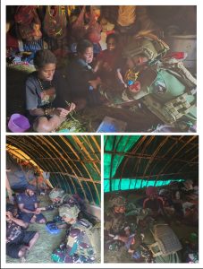 Demi Kemanusiaan, Tak Ada Jarak yang Terlalu Jauh: Satgas TNI Hadir untuk Pengungsi Kampung Misimaga*