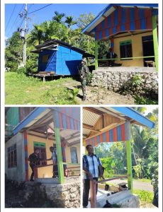 Satgas Yonif 642/Kps Pos Kramomongga Laksanakan Anjangsana