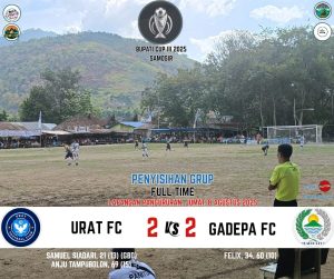 Duel Sengit di Bupati Cup III Samosir: Urat FC dan Gadep FC Berbagi Poin 2-2