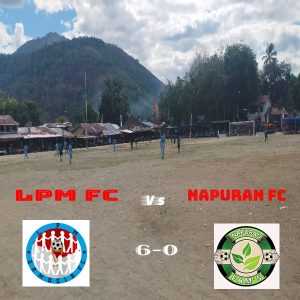 LPM FC Libas Napuran FC 6-0 di Bupati Cup III Samosir