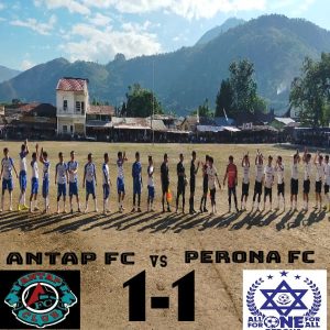 Derby Pangururan, Antap FC Tahan Imbang Perona FC 1-1