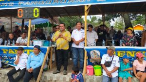 Ir. Lamhot Sinaga Hadiri dan Dukung Turnamen Bupati Cup III Samosir