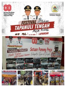 Semarak HUT TAPTENG yang ke 80 tahun, Kabupaten Tapanuli Tengah Massa Banjiri Lapangan GOR Pandan