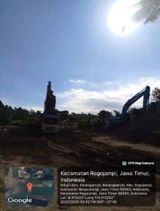 Tambang tanah urug Diduga Ilegal di Dusun Pancoran Karangbendo makin marak, APH tutup mata  ﻿