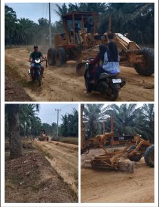 *Bupati Bistamam Tunaikan Janji Kampanye Perbaiki Jalan Pasar I Desa Bakti Makmur di Bagan Sinembah*