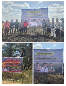 Kapolsek Simpang kanan Himbau keras Masyarakat untuk tidak melakukan membakar saat membuka atau membersihkan lahan