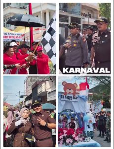 KEJAKSAAN NEGERI ROKAN HILIR HADIRI PAWAI KARNAVAL HUT RI KE-80 TAHUN 2025