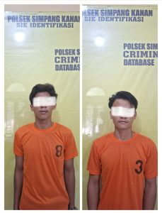 Polsek simpang kanan Ringkus dua lelaki diduga penyalah gunaan Narkoba