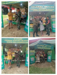 *Kodim 0601/Pandeglang Hadirkan Gerakan Pangan Murah (GPM), Ringankan Beban Rakyat*