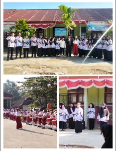 Suasana hari kemerdekaan RI yang ke 80 di SDN16 Mandau berjalan dengan semangat 45