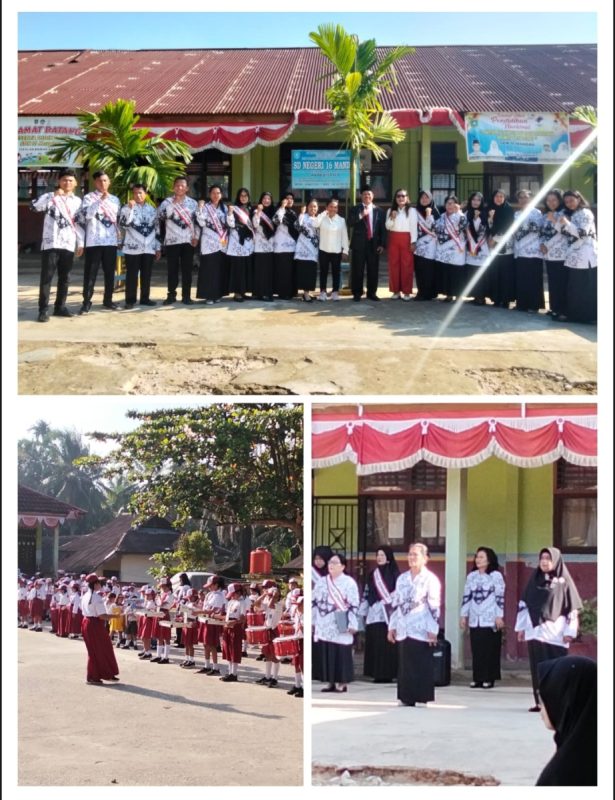 Suasana hari kemerdekaan RI yang ke 80 di SDN16 Mandau berjalan dengan semangat 45