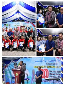 SUKSES MELAKSANAKAN TUGAS, BUPATI SAMOSIR BERI APRESIASI DAN PENGHARGAAN KEPADA PASKIBRAKA