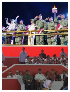 Panglima TNI Hadiri Pesta Rakyat & Karnaval Bersatu HUT Kemerdekaan RI Ke-80 di Monas