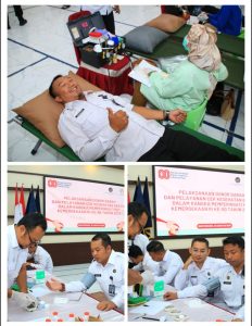 Lapas Banyuwangi Gelar Donor Darah dan Cek Kesehatan Gratis dalam Rangka HUT ke-80 Kemerdekaan RI, Wujud Peduli Kesehatan Pegawai dan Sesama