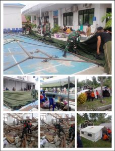 Gempa Guncang Poso, Kodim 1307/Poso Gerak Cepat Beri Pertolongan