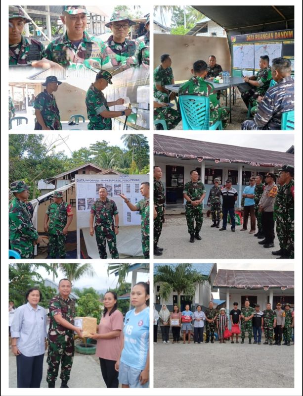 Hadir di Tengah Rakyat, Danrem 132/Tdl Tinjau Pasca Gempa Masani Poso