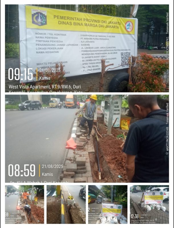 Ketika Proyek PJU Menerangi Jalan Raya, Disaat yang Sama Kegelapan Bagi Pengguna Trotoar di DKI Jakarta