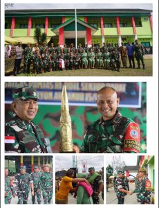 Kunjungan Komandan Korem 161/WS ke Mako Satgas Sektor Barat Yonarhanud 15/DBY