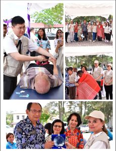KERJASAMA DENGAN PEMKAB. SAMOSIR, YAYASAN GERAKAN PEREMPUAN PESISIR GELAR PENGOBATAN GRATIS