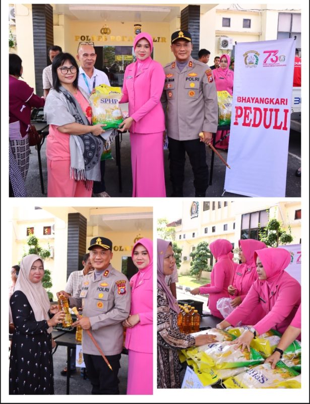 Jaga Stabilitas Pasokan dan Harga, Kapolres Rohil Pimpin Penyaluran Pangan Murah