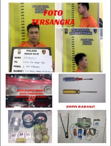 Curat spesialis Dibekuk Sat Reskrim Polres Rohil di Duri, aksinya di Teluk berumbun Rohil