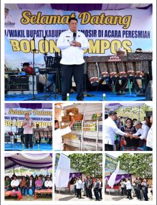BUPATI SAMOSIR RESMIKAN GUDANG BOLON KOMPOS, DISTRIBUTOR TUNGGAL PUPUK PATEN