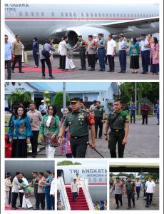Pangdam I/BB dan Forkopimda Sambut Kedatangan Wapres Gibran di Medan