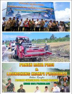 *Panen Raya Padi dan Launching Kompi Produksi Kodim 0601/Pandeglang Dukung Swasembada Pangan Nasional*