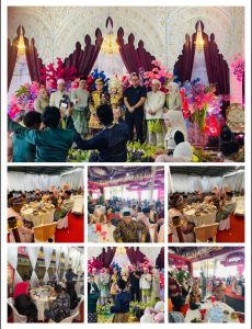Wakil Bupati Rokan Hilir Hadiri Resepsi Pernikahan Putra Haji Samsul Cindy dan Tandra