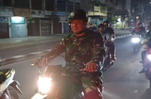 TNI Gelar Patroli Malam,  mencegah terjadinya tindak Begal