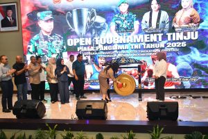 Kasdam I/BB Buka Open Tournament Tinju Piala Panglima TNI ke-80