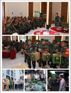 Pasca Demo, Pangdam I/BB-Gubernur Sambangi Pasukan Pam Unras, Babinsa Dapat Dukungan Logistik