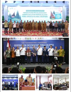 BUPATI SAMOSIR APRESIASI PERAN GUBSU DALAM PEROLEHAN GREEN CARD GEOPARK KALDERA TOBA 