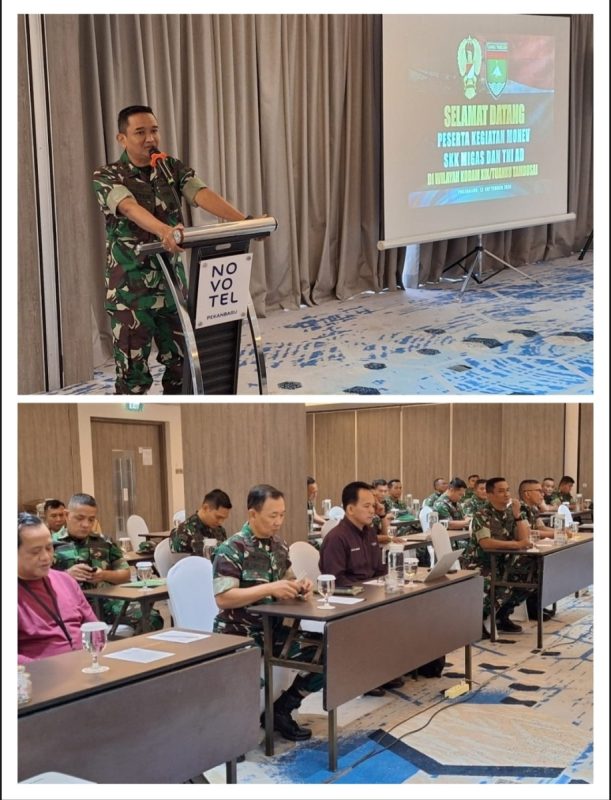 Kodam XIX/Tuanku Tambusai Gelar Monitoring dan Evaluasi PKS SKK Migas – PHR