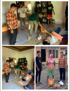 Peduli Sesama Pemuda Sintong Bagikan Sembako Ke Warga Kurang Mampu