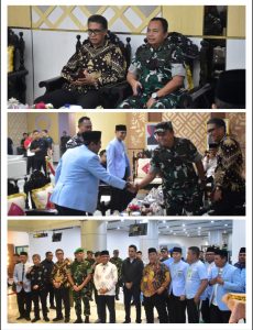 Danrem 132/Tadulako Hadiri Penyambutan Ketua DPD RI di Bandara SIS Al-Jufri Palu